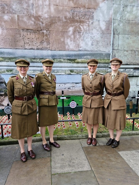 Representing the Corps at the Field of Remembrance