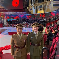 Representing the Corps at the Festival of Remembrance